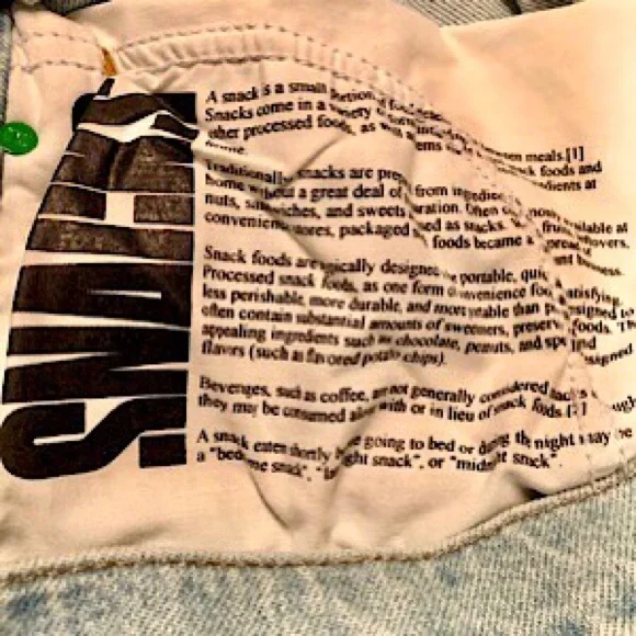 “NEW” MOTHER Snacks! Fun Dip Puddle Sliced Jean - Picture 10 of 11